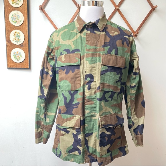 Vintage Military Camo Combat Coat - Picture 1 of 14